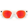 Умные очки Oakley Meta HSTN 00W8002 (белая оправа, линзы красно-оранжевые) Warm Grey Prizm Ruby
