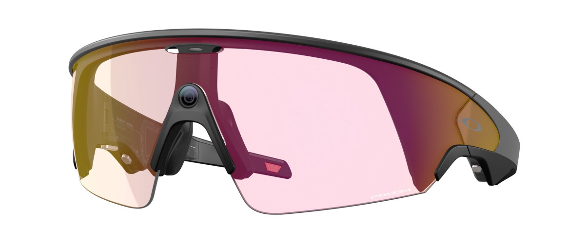 Умные очки Oakley Meta Vanguard OW8001 (чёрная оправа, линзы красно-оранжевые) Prizm Transitions Ember