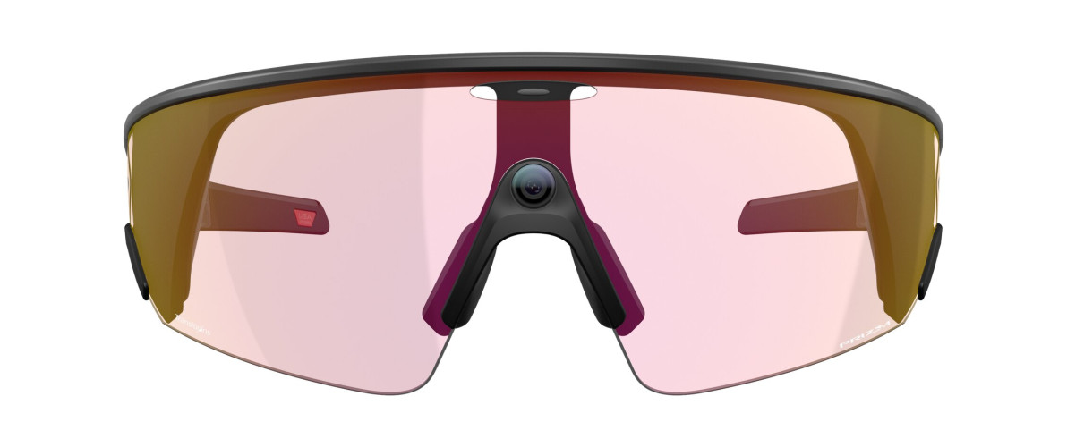 Умные очки Oakley Meta Vanguard OW8001 (чёрная оправа, линзы красно-оранжевые) Prizm Transitions Ember