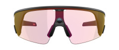 Умные очки Oakley Meta Vanguard OW8001 (чёрная оправа, линзы красно-оранжевые) Prizm Transitions Ember