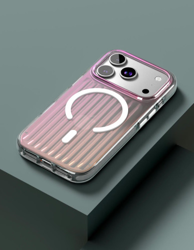 Чехол защитный VLP Pulse Case с MagSafe для iPhone 17 Pro, перламутровый