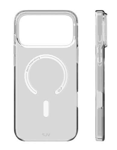 Чехол защитный VLP Puro Case с MagSafe для iPhone 17 Pro Max, прозрачный