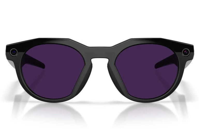 Умные очки Oakley Meta HSTN 00W8002 (черная оправа, линзы фиолетовые) Black/Transitions Amethyst