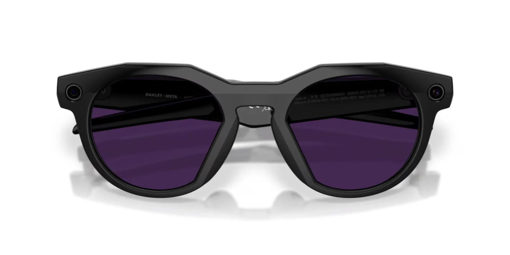 Умные очки Oakley Meta HSTN 00W8002 (черная оправа, линзы фиолетовые) Black/Transitions Amethyst