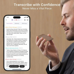 Диктофон с искусственным интеллектом Plaud Note (Серебряный)