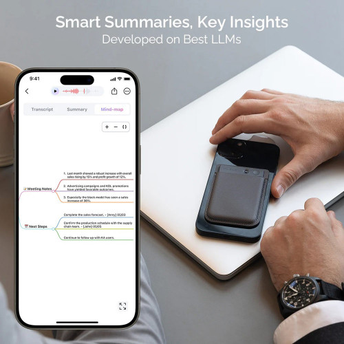 Диктофон с искусственным интеллектом Plaud Note (Сияющая звезда)