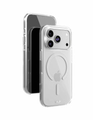 Чехол защитный VLP Puro Case с MagSafe для iPhone 17 Pro, прозрачный
