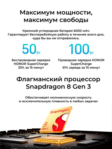 Смартфон Honor 400 Pro 16/512Gb Midnight (Черный)