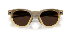 Умные очки Oakley Meta HSTN 00W8002 (бежевая оправа, линзы черные) Lichte Сurry/Transitions Brown