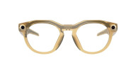 Умные очки Oakley Meta HSTN 00W8002 (бежевая оправа, линзы черные) Lichte Сurry/Transitions Brown