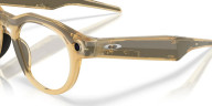 Умные очки Oakley Meta HSTN 00W8002 (бежевая оправа, линзы черные) Lichte Сurry/Transitions Brown