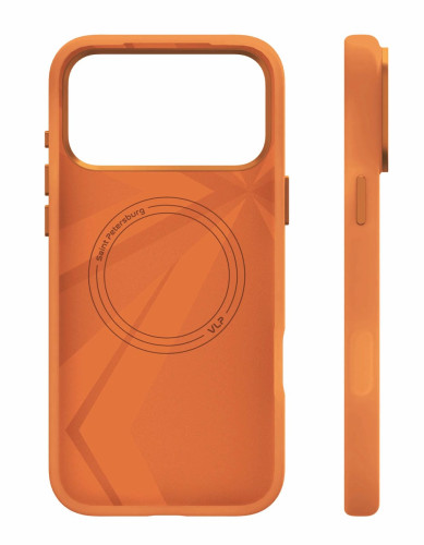 Чехол защитный VLP Aster Pro Case с MagSafe для iPhone 17 Pro Max, оранжевый