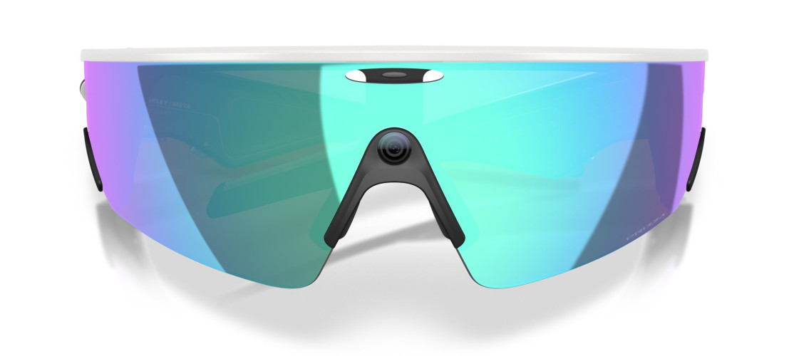 Умные очки Oakley Meta Vanguard OW8001 (белая оправа, линзы сапфировые) Prizm Sapphire