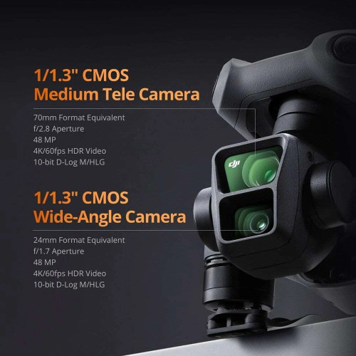 Квадрокоптер DJI Air 3 Fly More Combo с пультом DJI RC 2