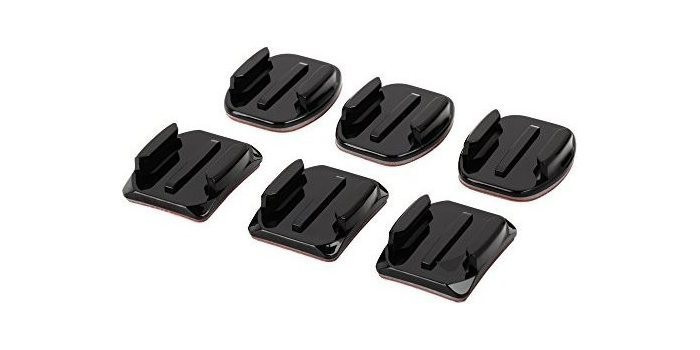 Набор плоских и изогнутых клеящихся платформ GoPro Flat + Curved Adhesive Mounts (AACFT-001)