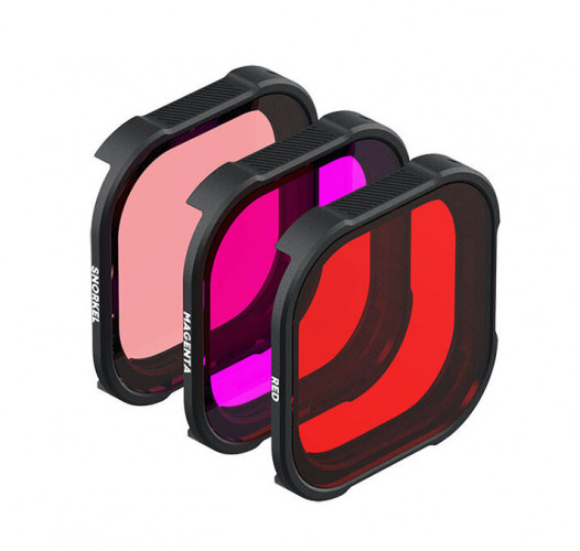 Фильтры для GoPro HERO9 / HERO10 / HERO11 / HERO12 Black от PolarPro на защитный бокс