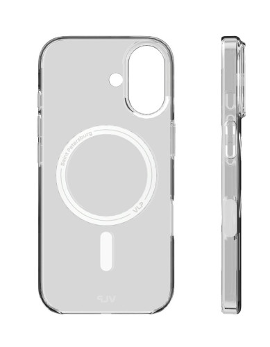 Чехол защитный VLP Puro Case с MagSafe для iPhone 17, прозрачный