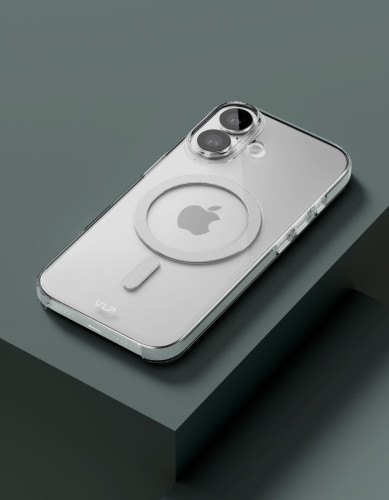 Чехол защитный VLP Puro Case с MagSafe для iPhone 17, прозрачный