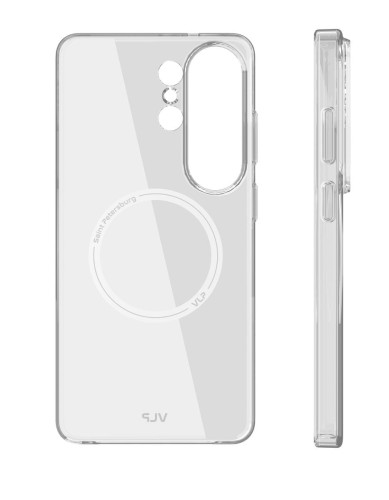 Чехол защитный VLP Puro Case с MagSafe для Samsung Galaxy S26 Ultra, прозрачный