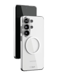 Чехол защитный VLP Puro Case с MagSafe для Samsung Galaxy S26 Ultra, прозрачный