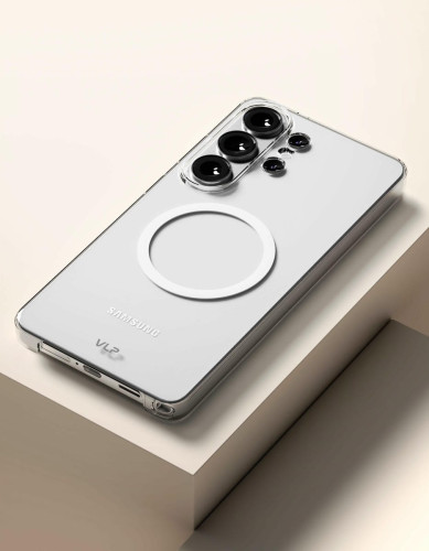 Чехол защитный VLP Puro Case с MagSafe для Samsung Galaxy S26 Ultra, прозрачный