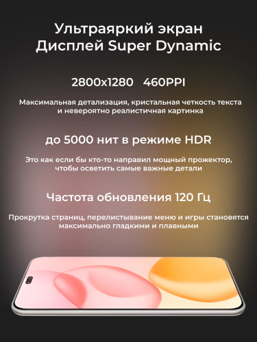 Смартфон Honor 400 Pro 12/256Gb Lunar (Серый)