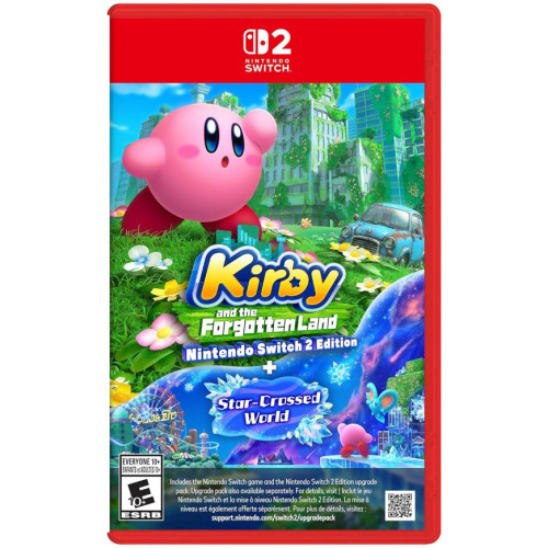Игра Kirby and the Forgotten Land + Star-Crossed World для Nintendo Switch 2 (полностью на английском языке)