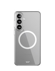 Чехол защитный VLP Puro Case с MagSafe для Samsung Galaxy S26, прозрачный