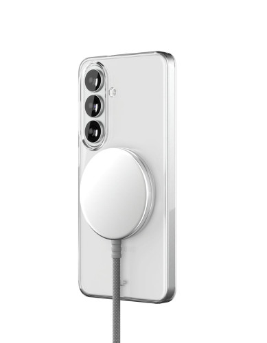 Чехол защитный VLP Puro Case с MagSafe для Samsung Galaxy S26, прозрачный