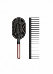 Набор расчесок Dyson щётка + гребень (Black/Rose Gold)