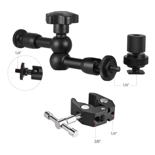 Зажим струбцина для экшен-камер GoPro