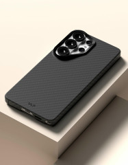 Чехол защитный VLP Kevlar Case с MagSafe для Samsung Galaxy S26 Ultra, черный
