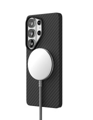 Чехол защитный VLP Kevlar Case с MagSafe для Samsung Galaxy S26 Ultra, черный