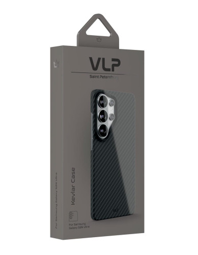 Чехол защитный VLP Kevlar Case с MagSafe для Samsung Galaxy S26 Ultra, черный
