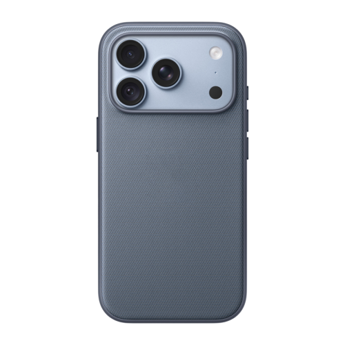 Тканевый чехол MagSafe Apple TechWoven Case для iPhone 18 Pro («Синее шамбре» | Chambray Blue)