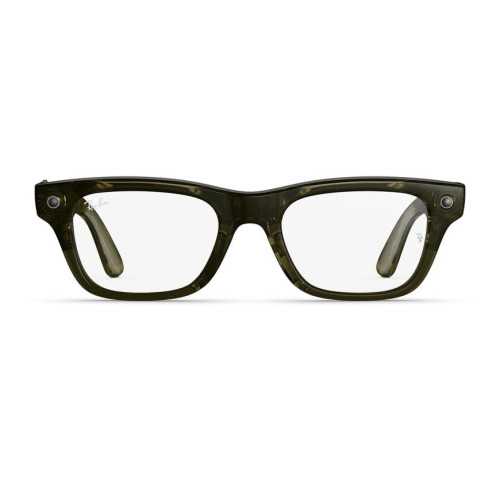 Умные очки Ray-Ban Blayzer Optics (Gen 2) Shiny Transparent Dark Olive/Clear (Standard)