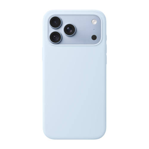 Силиконовый чехол MagSafe Apple Silicone Case для iPhone 18 Pro («Холодный голубой» | Crisp Blue)