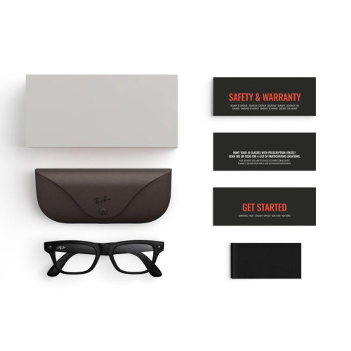 Умные очки Ray-Ban Blayzer Optics (Gen 2) Matte Black/Clear (Large)