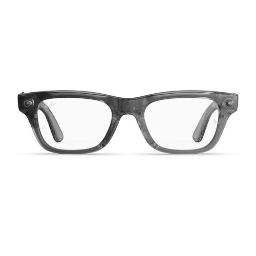Умные очки Ray-Ban Blayzer Optics (Gen 2) Matte Transparent Ice Grey/Clear (Standard)