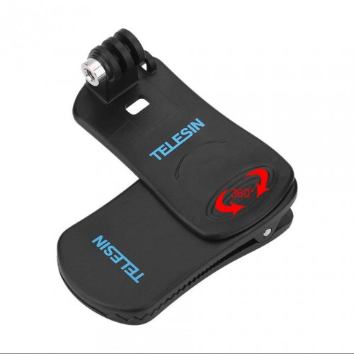 Креплениe прищепка Telesin 360 для экшен-камер GoPro