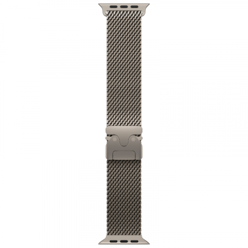 Apple Watch Ultra 2 GPS + Cellular 49mm, корпус из бежевого титана, ремешок Milanese бежевого цвета, M