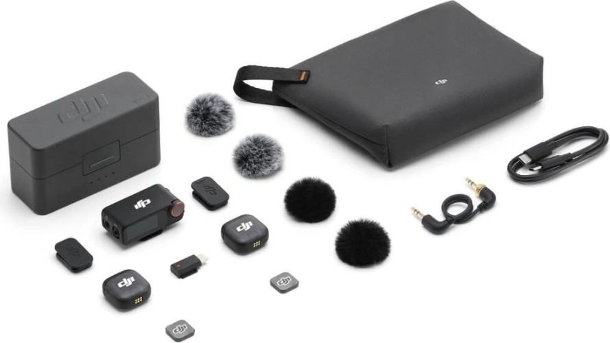 Комплект беспроводных микрофонов DJI Mic 3 (2 TX + 1 RX + Charging Case)