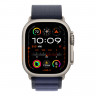 Apple Watch Ultra 2 GPS + Cellular 49mm, корпус из бежевого титана, ремешок Alpine тёмно-синего цвета M