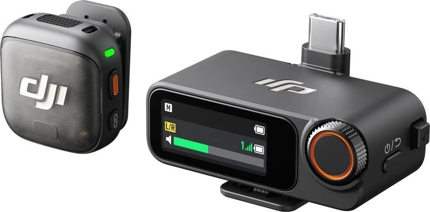 Комплект беспроводных микрофонов DJI Mic 3 (1 TX + 1 RX)