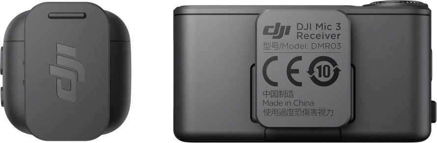 Комплект беспроводных микрофонов DJI Mic 3 (1 TX + 1 RX)