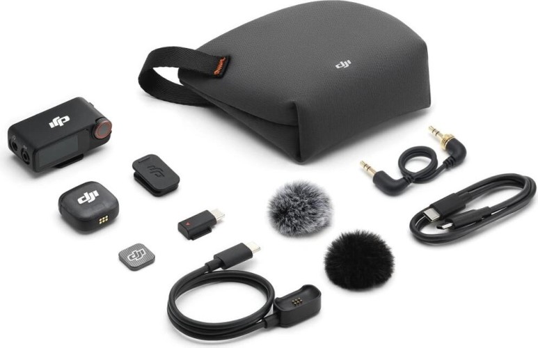 Комплект беспроводных микрофонов DJI Mic 3 (1 TX + 1 RX)
