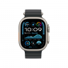Apple Watch Ultra 2 GPS + Cellular 49mm, корпус из бежевого титана, ремешок Ocean черного цвета