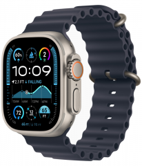 Apple Watch Ultra 2 GPS + Cellular 49mm, корпус из бежевого титана, ремешок Ocean темно-синего цвета