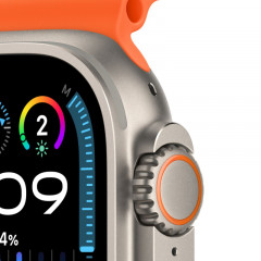 Apple Watch Ultra 2 GPS + Cellular 49mm, титановый корпус, ремешок Ocean Оранжевого цвета