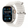 Apple Watch Ultra 2 GPS + Cellular 49mm, корпус из титана, ремешок Ocean Белого цвета